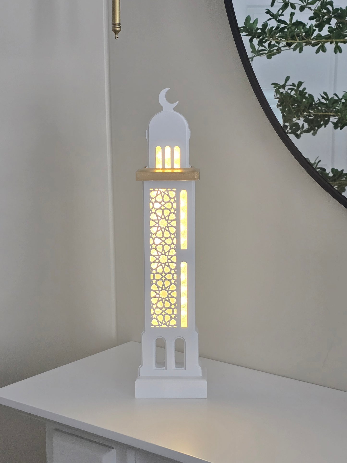 Al Nour light up minaret