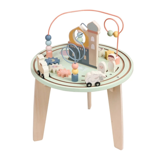 islamic kids wooden multiplay activity table (fine motor development)