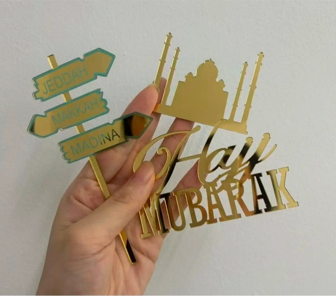 Hajj cake topper