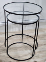 Alexa black side tables (Furniture)