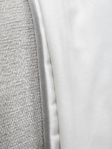 Sari (white/grey piping) throwblanket