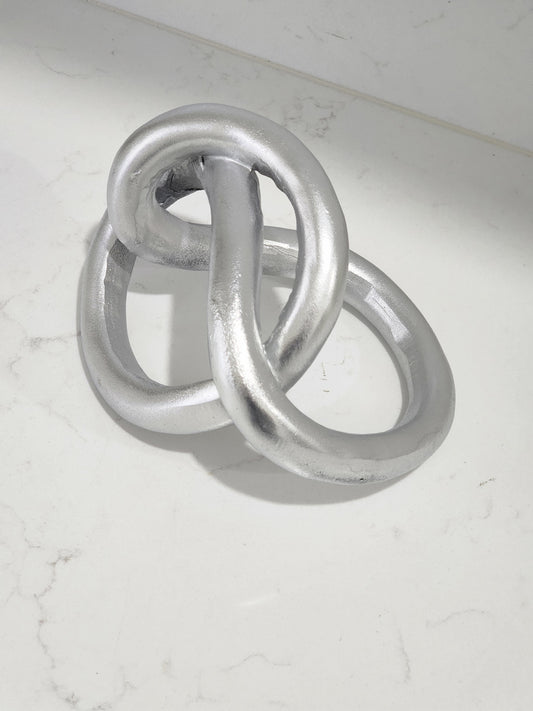 Naj silver Knot decor