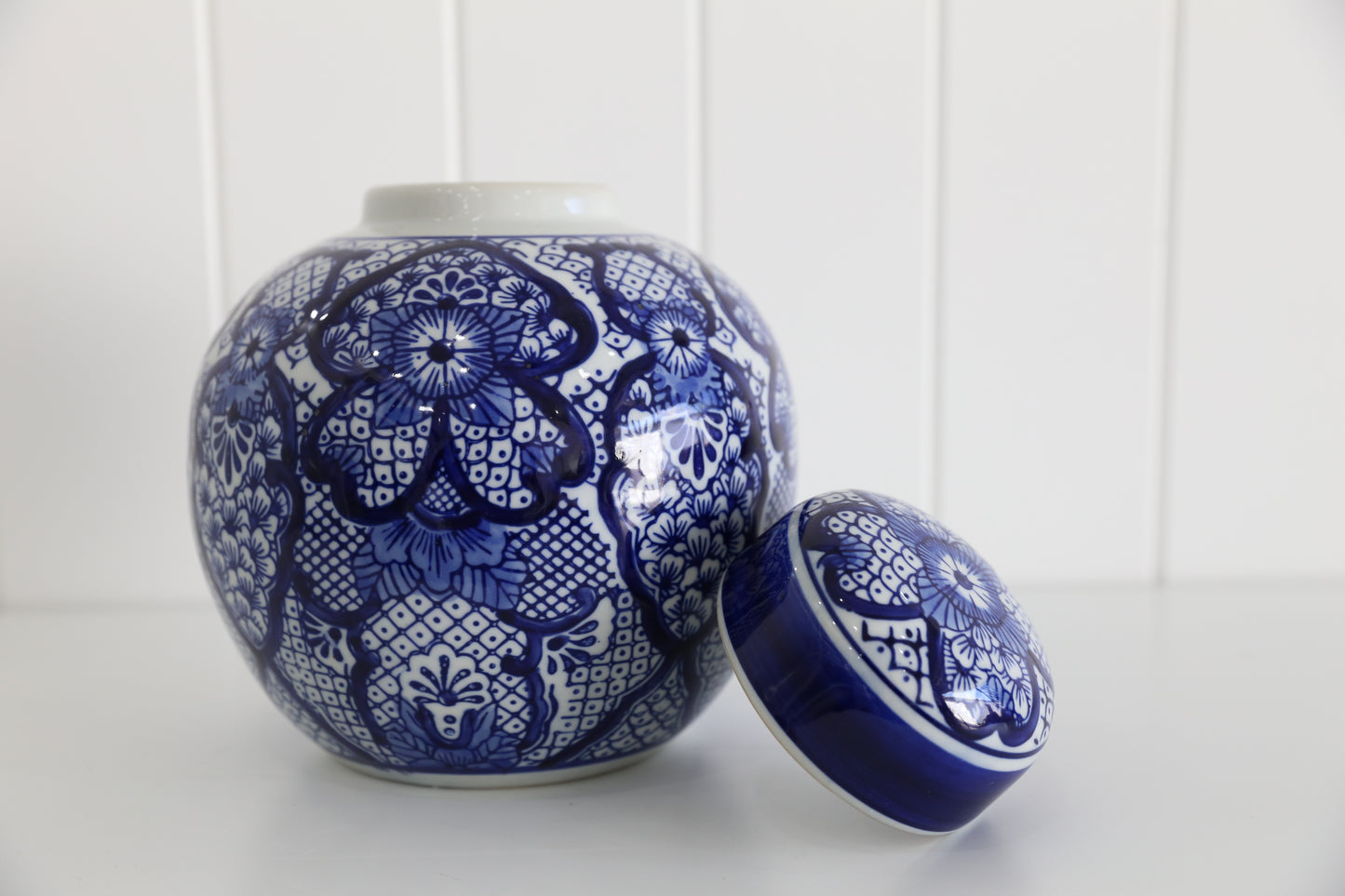 Sale- Blue Decorative jar