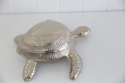 Silver Turtle decor