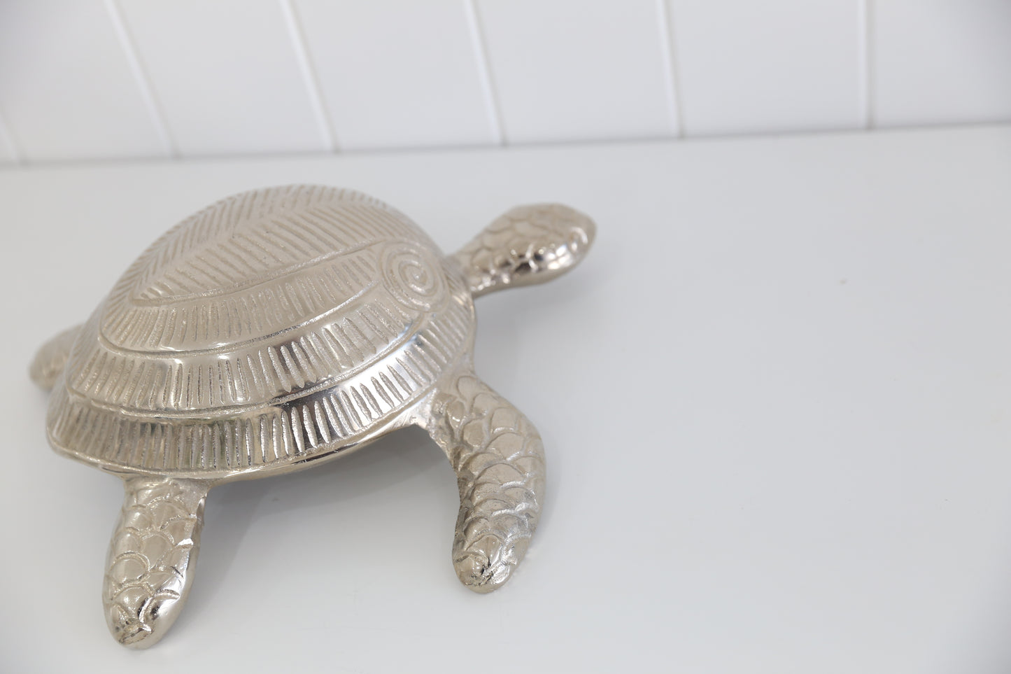 Silver Turtle decor