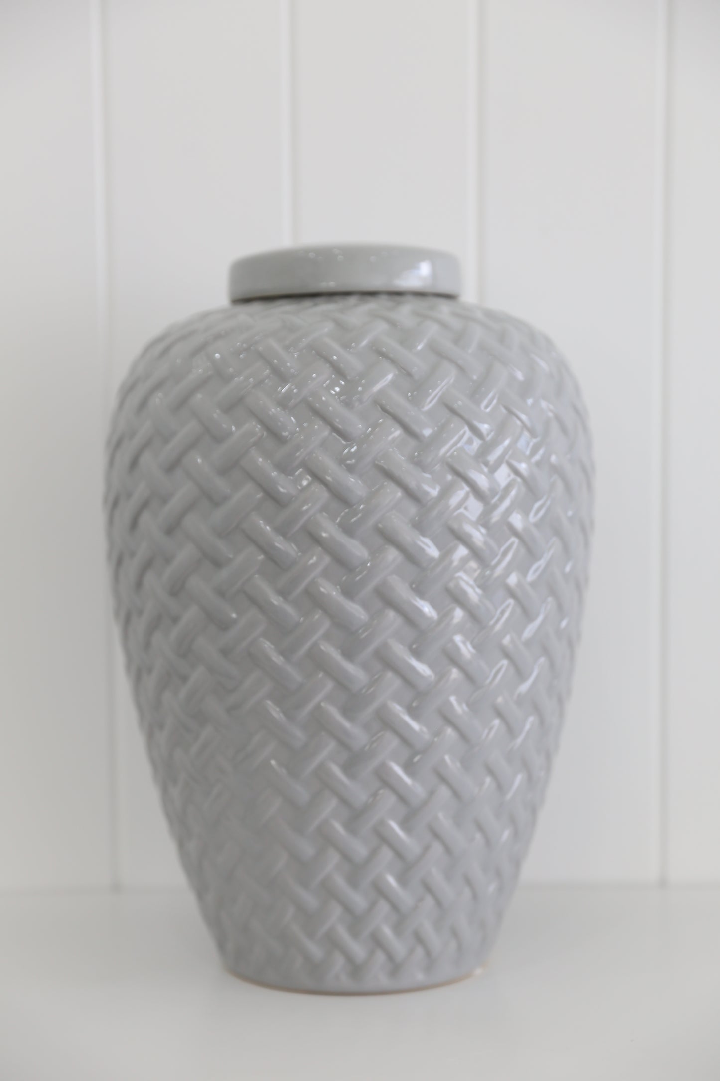 Weave ginger Jar