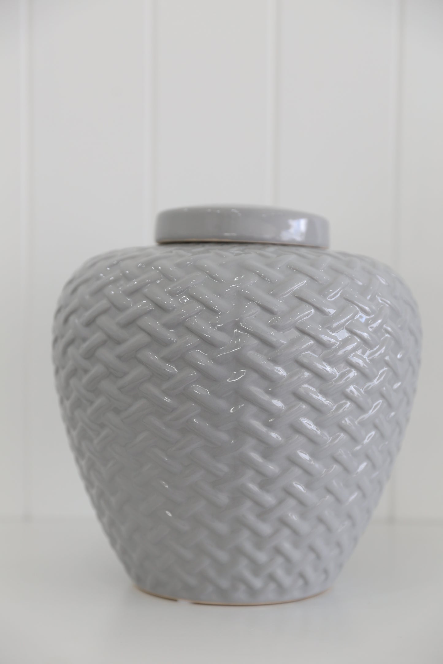 Weave ginger Jar