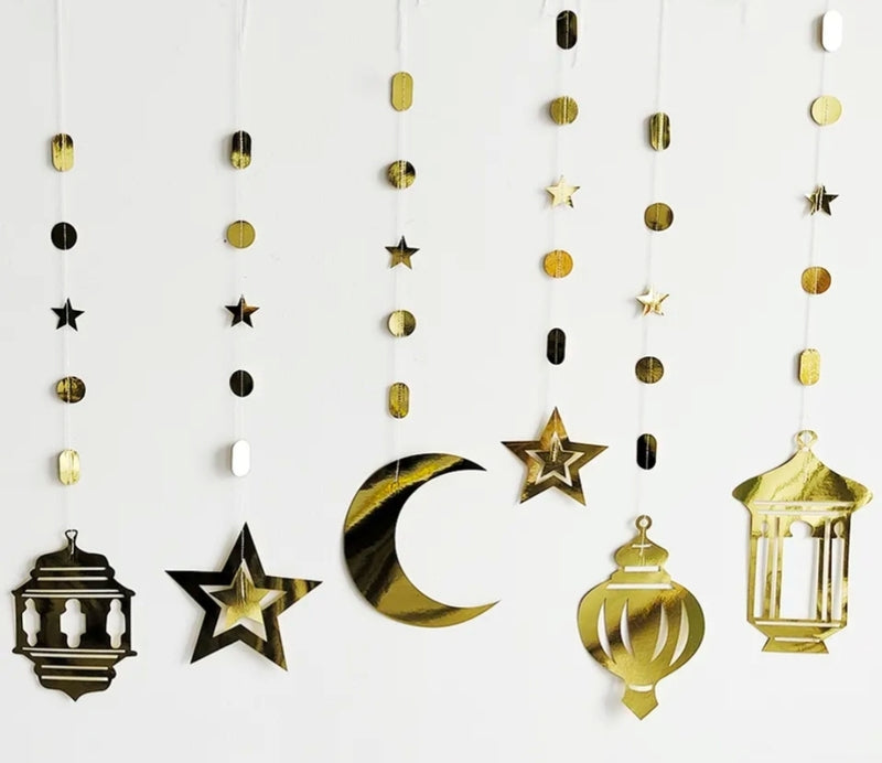 Hanging moon/lanterns Eid/ramadan