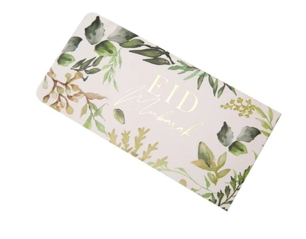 Leaf Eid money envelopes