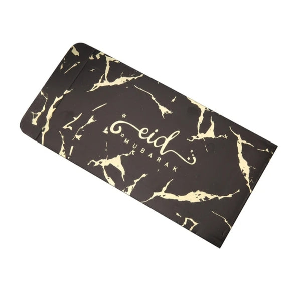 Black marble Eid money envelope