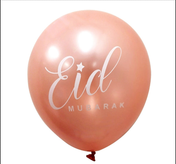 Eid balloon rosegold