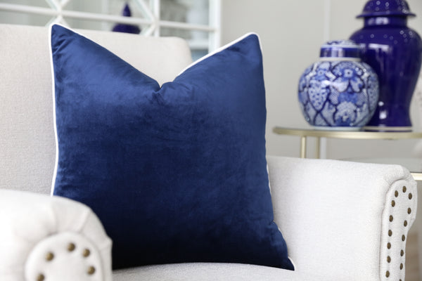 Regal Navy Cushion square